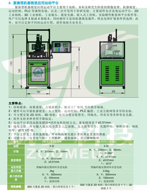 机器视觉实验室建设方案（本科）